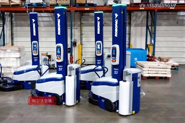 自走式缠绕机ROBOT S7批量交付光伏行业